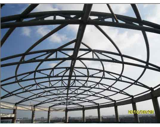 厦门中煤朔州宾馆管桁架工程